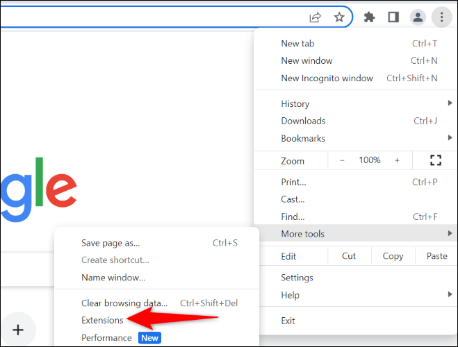Sélectionnez Plus d'outils > Extensions. » width= »659″ height= »500″ src= »/pagespeed_static/1.JiBnMqyl6S.gif » onload= »pagespeed.lazyLoadImages.loadIfVisibleAndMaybeBeacon(this); » onerror= »this.onerror=null;pagespeed.lazyLoadImages.loadIfVisibleAndMaybeBeacon(this); »/></p>
<p>Dans la fenêtre ouverte, désactivez une extension, puis essayez de télécharger votre fichier. Répétez cette opération jusqu’à ce que vous trouviez votre extension problématique. Ensuite, supprimez cette extension en choisissant « Supprimer ».</p>
<p><img decoding=