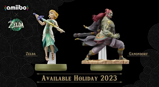 Tears of the Kingdom Zelda and Ganondorf amiibo visuals