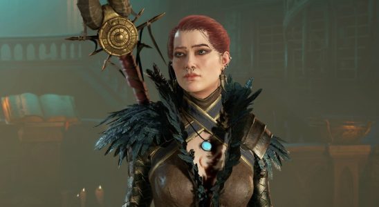 Diablo 4 Sorceress close-up