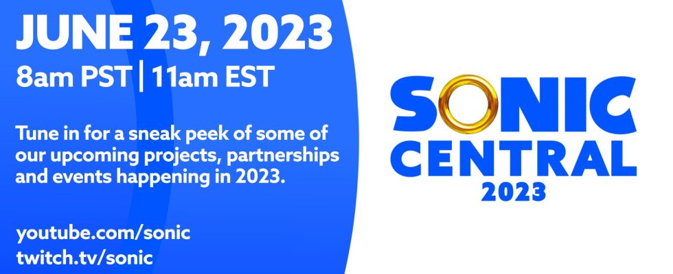Diffusion de Sonic Central prévue pour le 23 juin