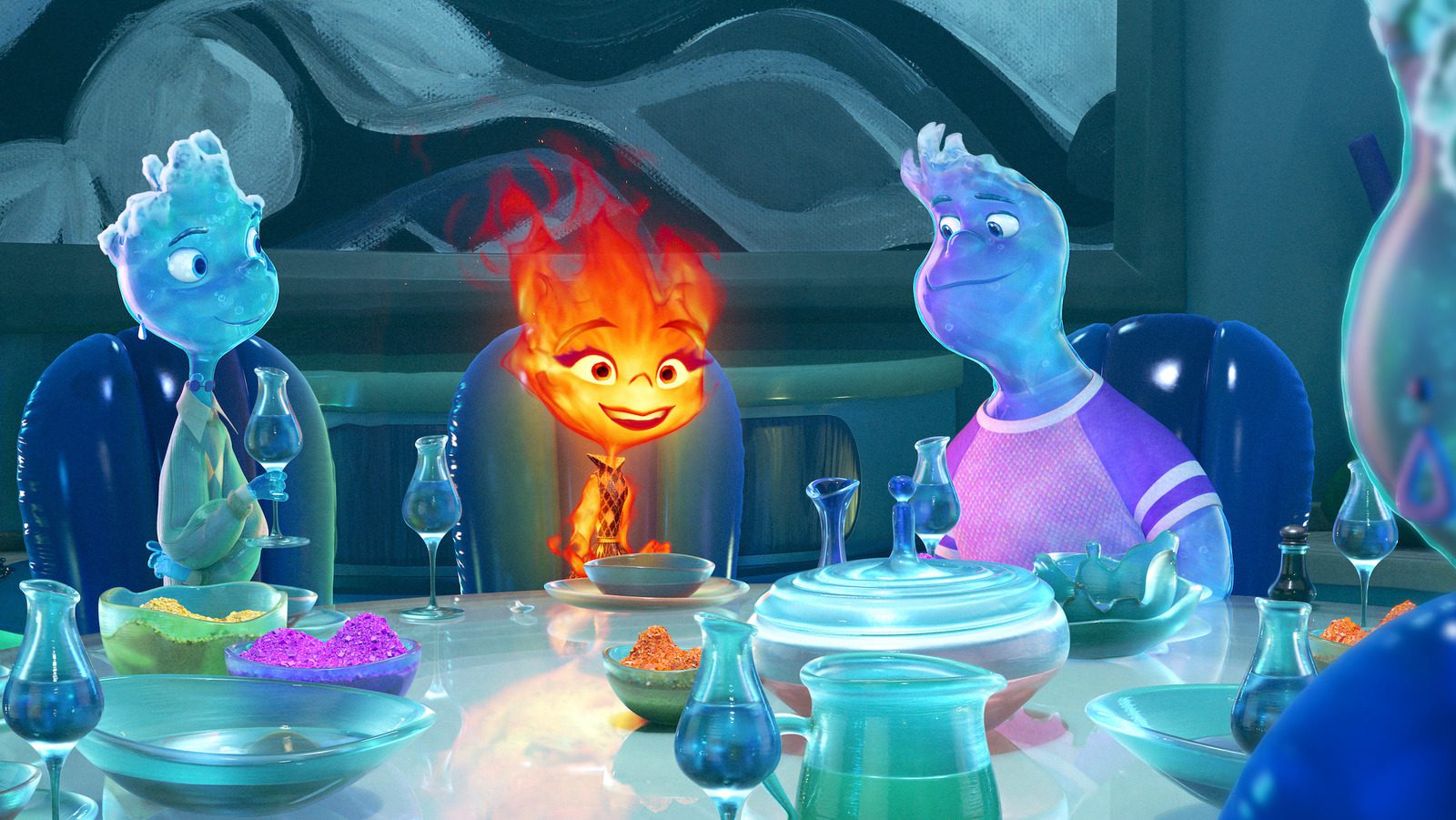 Elemental de Pixar a eu du mal à créer des personnages aquatiques
