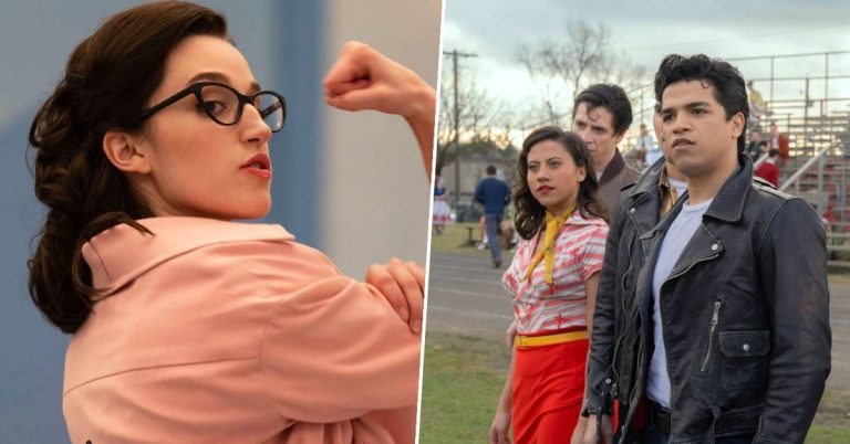 Est-ce la scène la plus étrange de 2023 ?  La préquelle de Grease tente d’ignorer le départ de l’acteur – avec des résultats hilarants