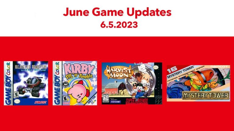 Game Boy, SNES et NES - Nintendo Switch Online ajoute Blaster Master: Enemy Below, Kirby Tilt 'n' Tumble, Harvest Moon et Mystery Tower    
