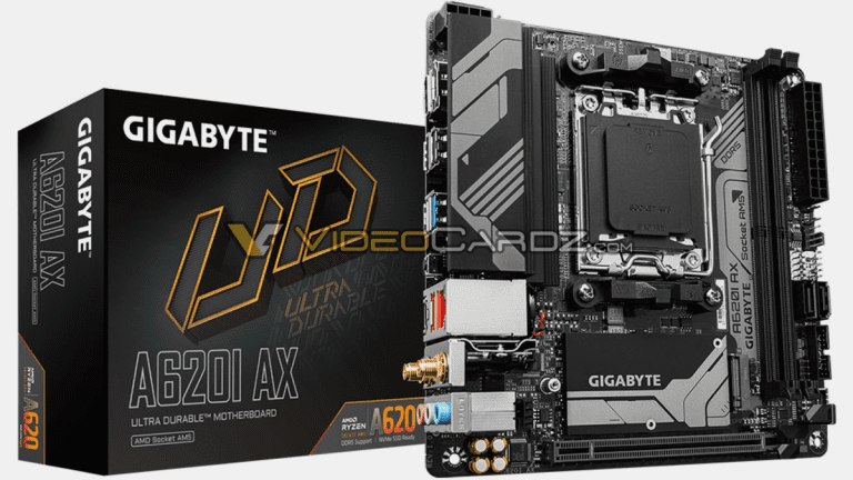 Gigabyte prépare la carte mère AMD A620 Mini-ITX