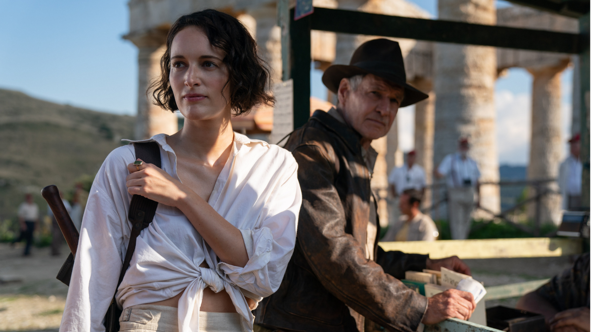 Phoebe Waller-Bridge et Harrison Ford dans Indiana Jones 5