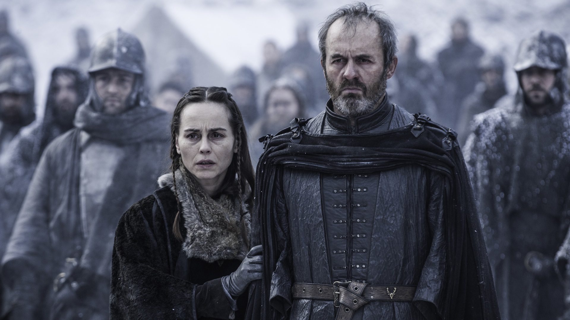 Tara Fitzgerald, Stephen Dillane in Game of Thrones season 5