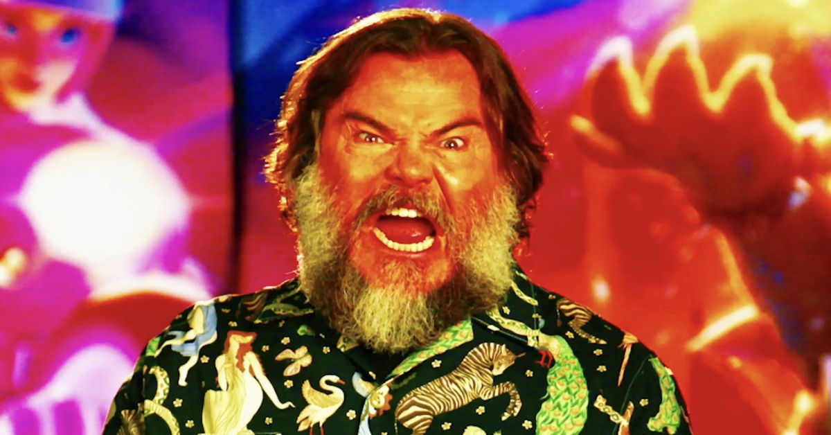 Jack Black jaillit à propos de Bowser dans le clip des coulisses du film Mario
