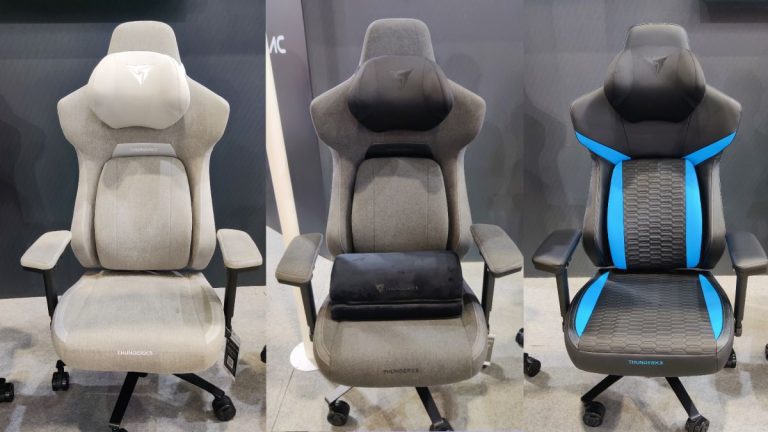 The ThunderX3 core gaming chair range.