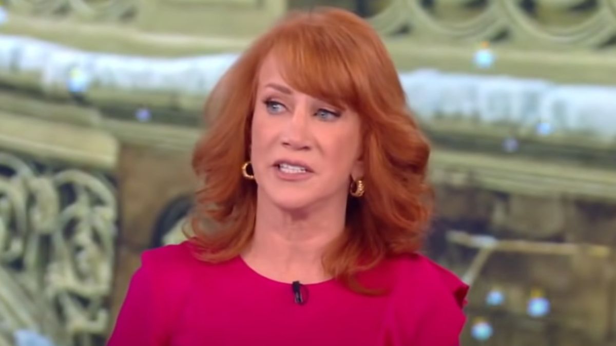 Kathy Griffin appearing on The View