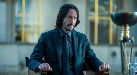 Keanu Reeves as John Wick in John Wick: Chapter 4