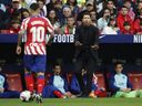 Diego Simeone, entraîneur de l'Atletico Madrid.