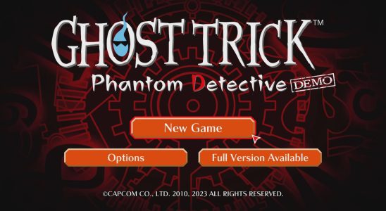 La démo de Ghost Trick: Phantom Detective est maintenant disponible