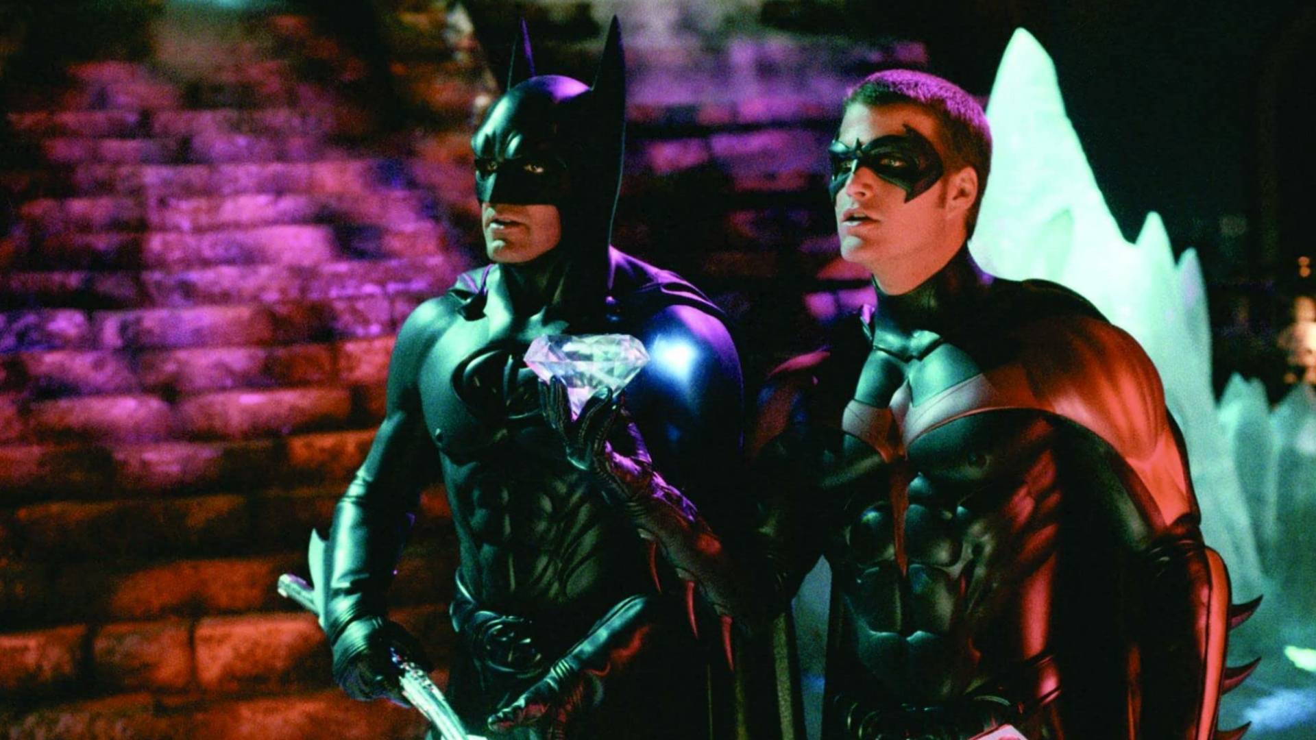 George Clooney en Batman dans Batman & Robin