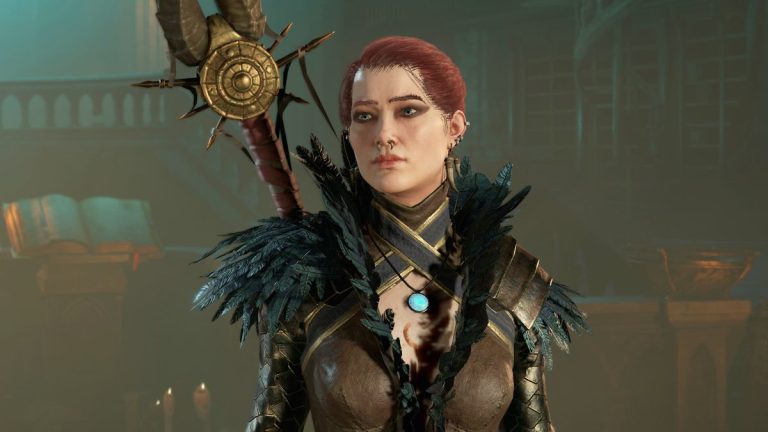 Diablo 4 Sorceress close-up