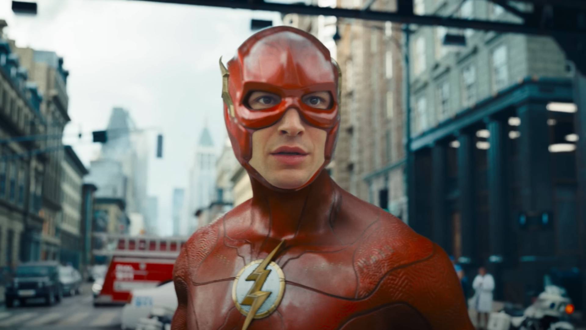 Ezra Miller dans le rôle de Barry Allen dans The Flash