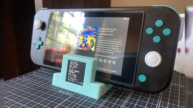 La station d’accueil Raspberry Pi Pico affiche des données de jeu rétro portables