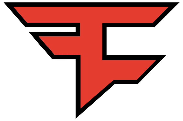 The logo of FaZe Clan which is basically a big fancy 