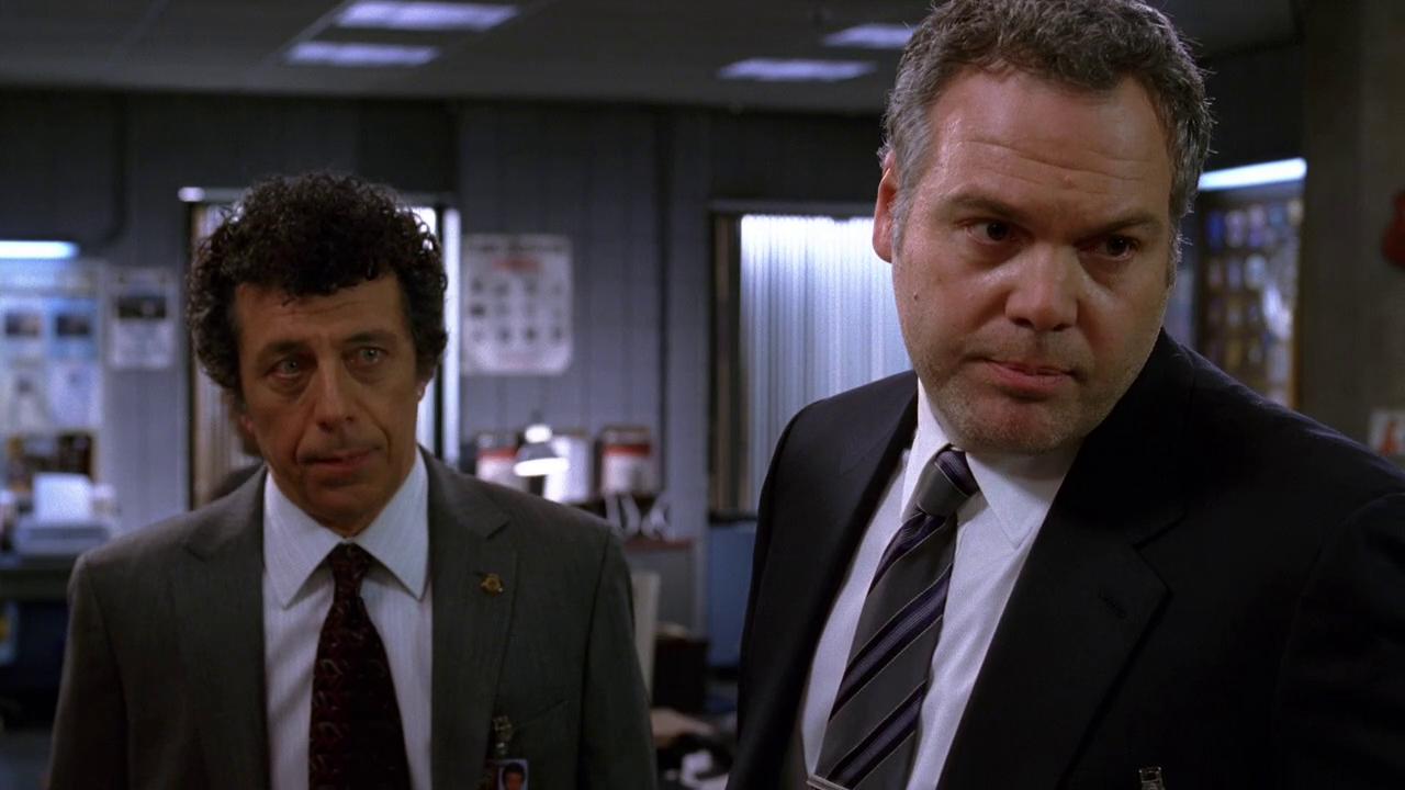 Eric Bogosian and Vincent D'Onofrio on Law & Order: Criminal Intent