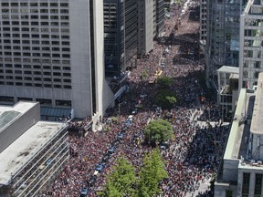 Selon Statistique Canada, la population du pays a atteint plus de 40 millions d'habitants.