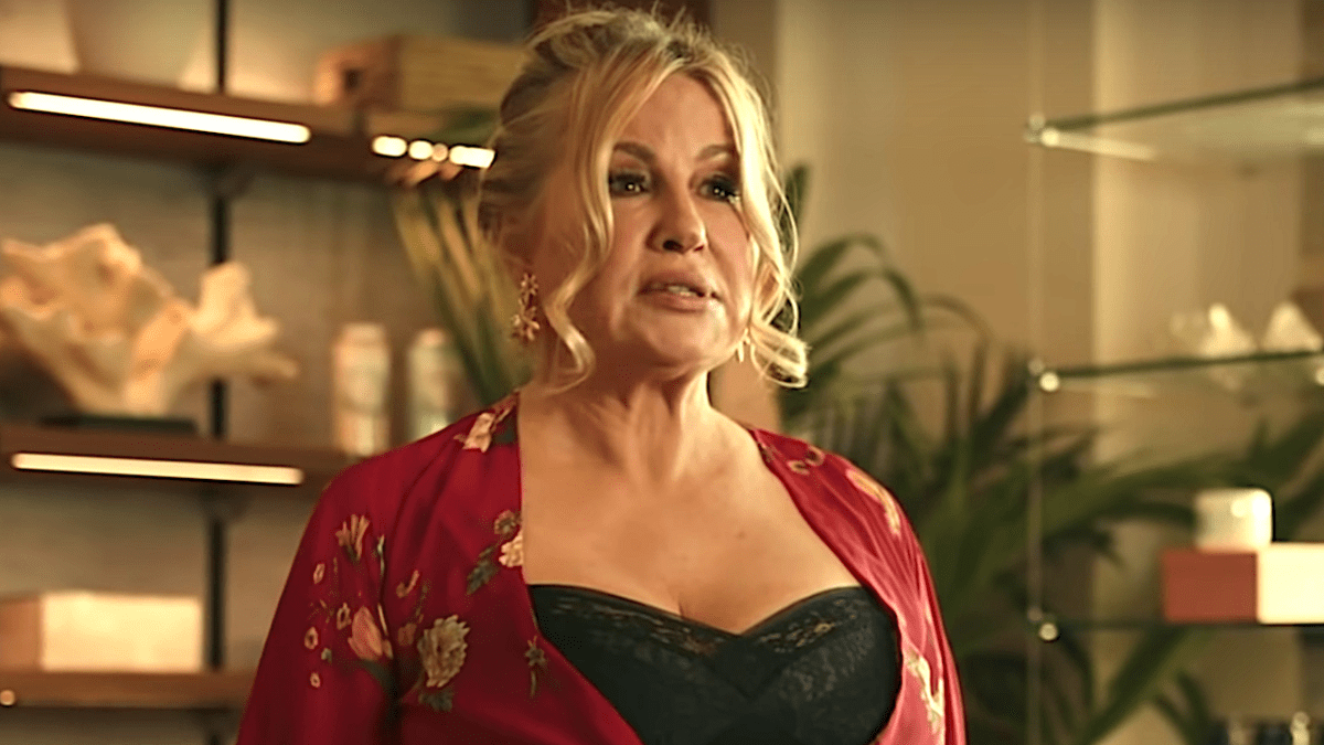 Jennifer Coolidge as Tanya McQuoid on White Lotus.