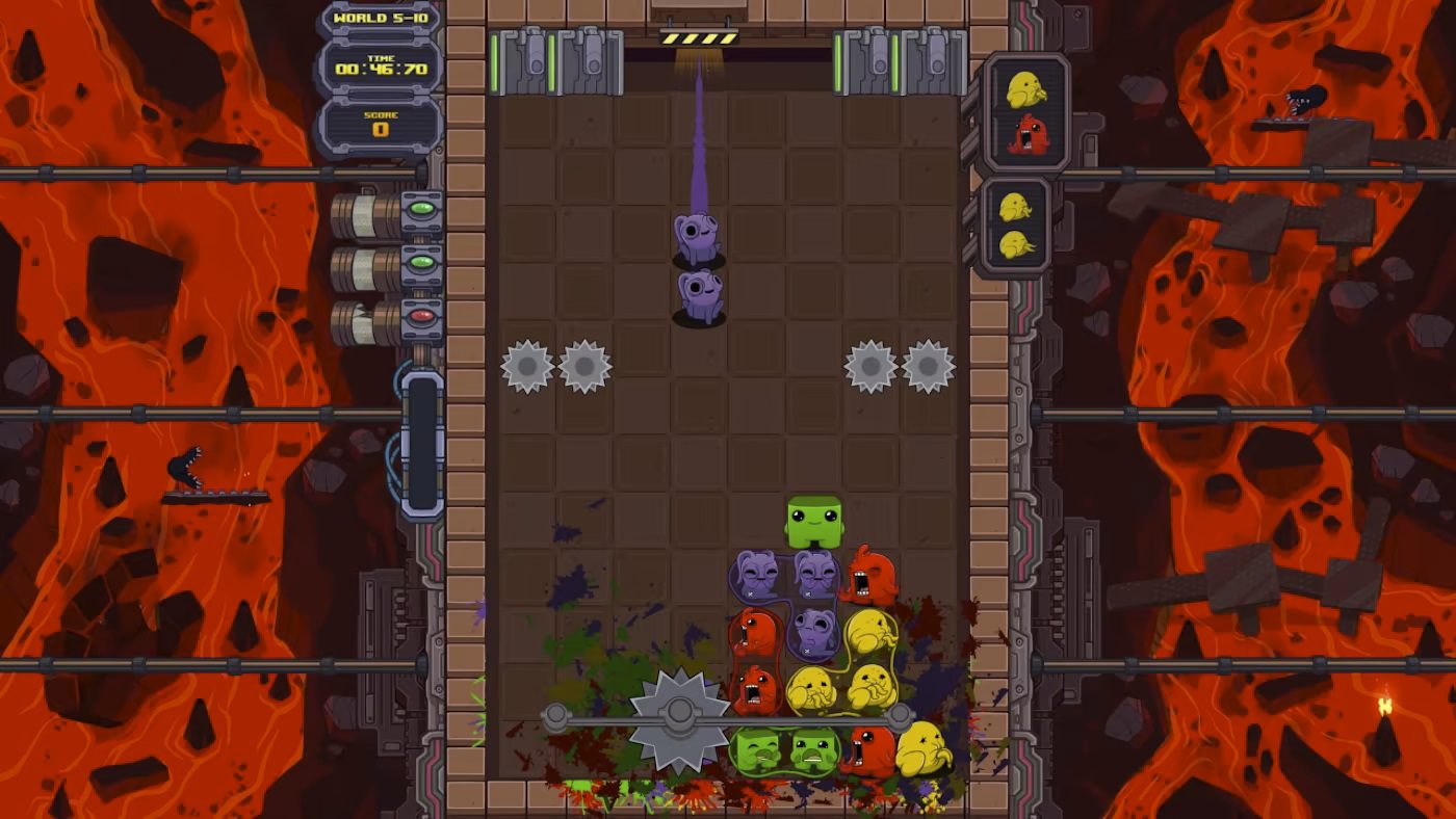 Le gameplay de Mean Meat Machine du Dr Fetus
