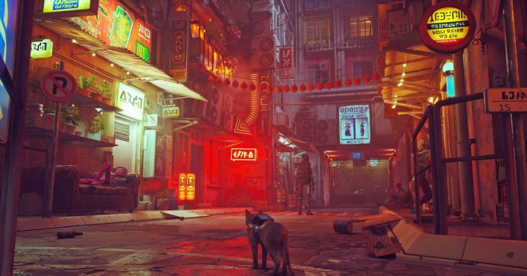 Le jeu de chat à succès « Stray » arrive sur Mac