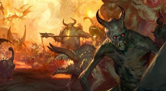 Monsters up to no good in Diablo 4 art.