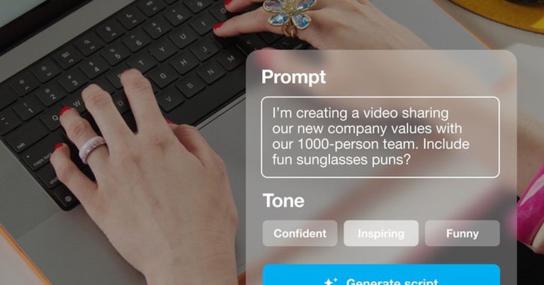 Le nouveau générateur de scripts IA de Vimeo écrira un remplissage de marketing d’entreprise en quelques secondes