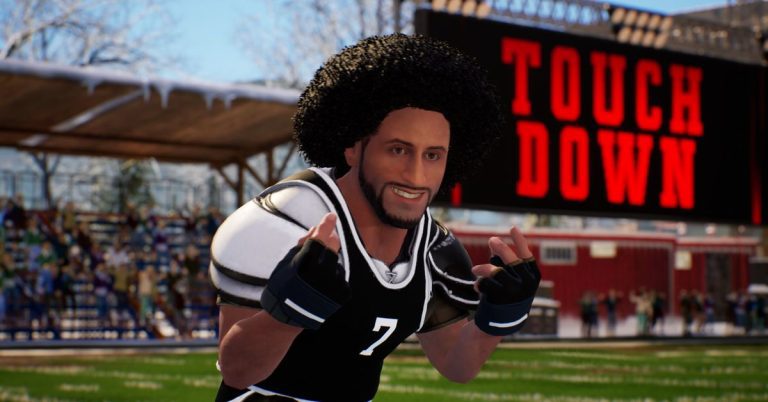 Le nouveau jeu de Colin Kaepernick est une version inspirée de Mario Kart du football d'arcade
