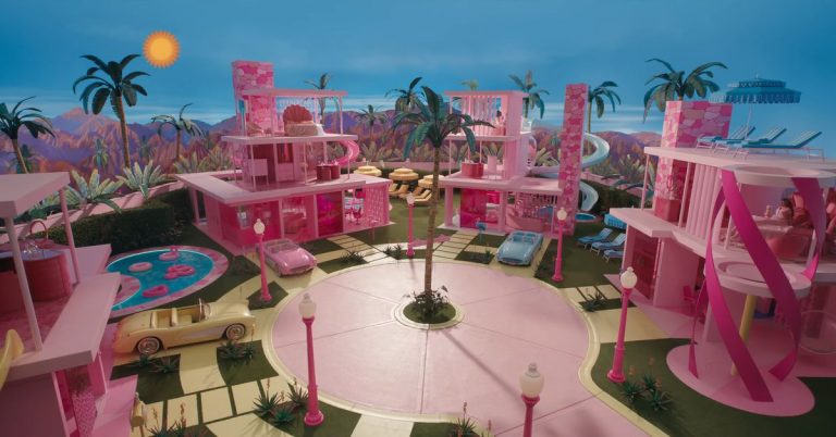 Le plateau de tournage de Barbie a utilisé tellement de peinture rose qu'il a causé une pénurie
