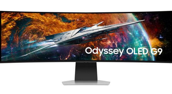 L'énorme moniteur de jeu OLED de 49 pouces de Samsung est maintenant disponible