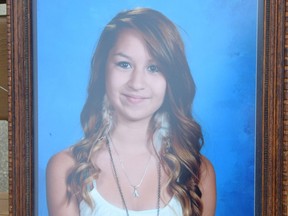 Une photo d'Amanda Todd à Settlers Park à Port Coquitlam le 3 décembre 2020. Amanda s'est suicidée en 2012 après avoir été victime de cyberintimidation.