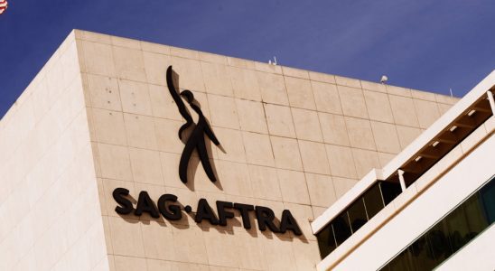 The SAG-AFTRA Building in Los Angeles, California on February 16, 2021.