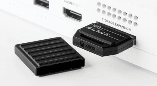 Les nouvelles cartes d'extension Xbox Series X de Western Digital sont désormais officielles