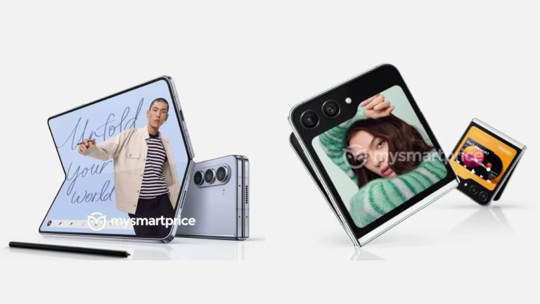 Les rendus officiels du Samsung Galaxy Z Fold 5 et du Galaxy Z Flip 5 viennent de fuir