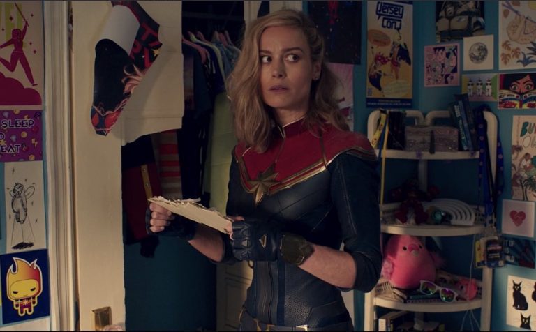 Brie Larson as Captain Marvel in Ms Marvel