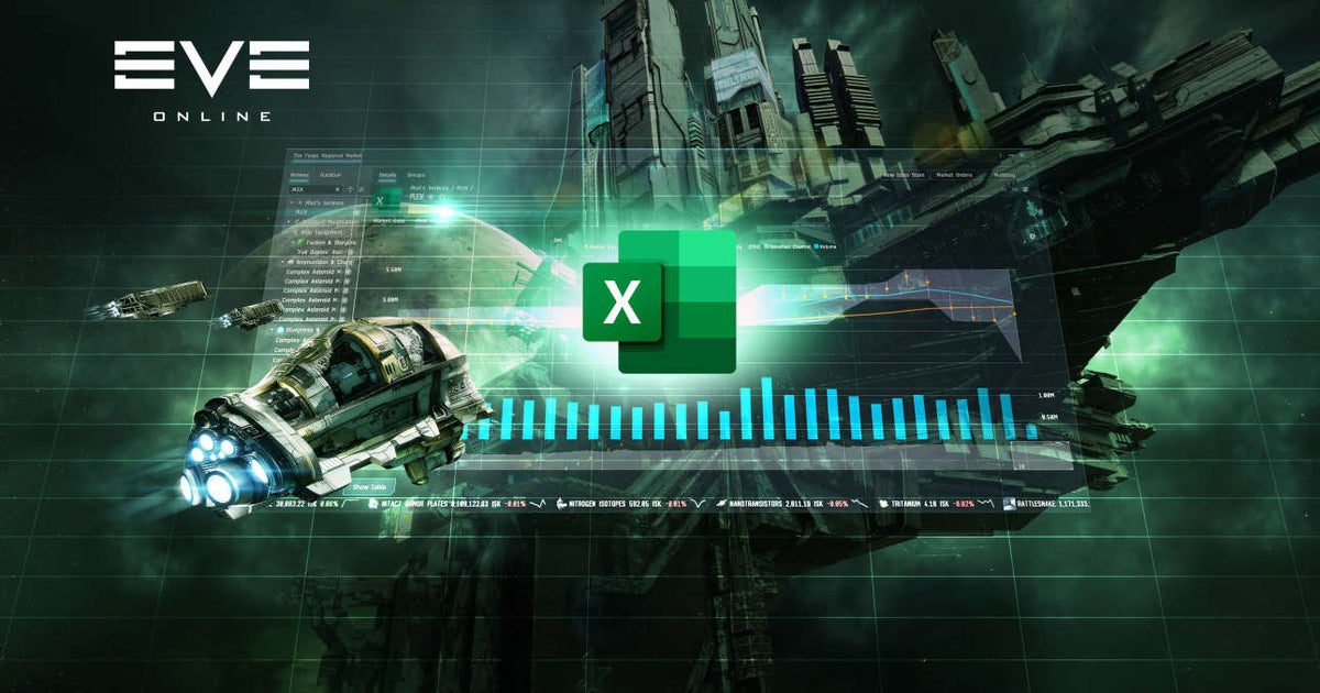 L'intégration Excel d'Eve Online est maintenant en ligne
