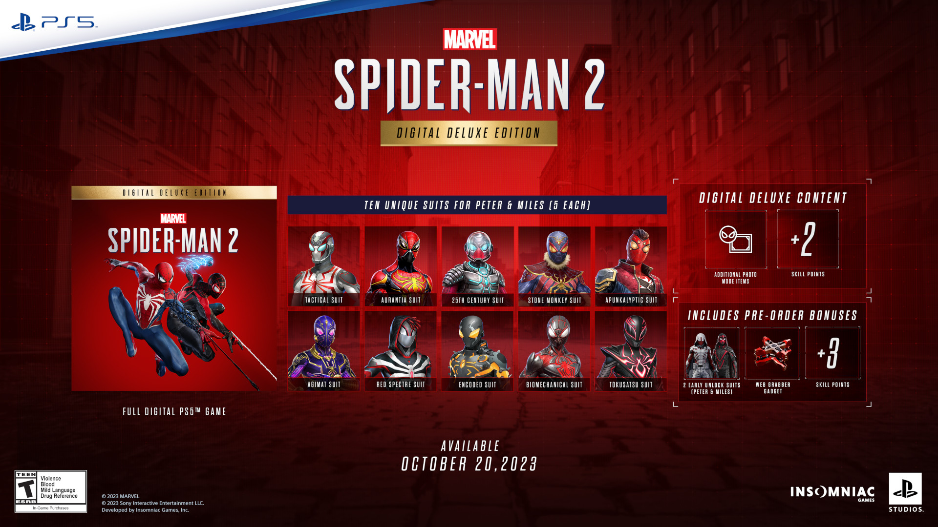 Marvel's Spider-Man 2 édition numérique de luxe