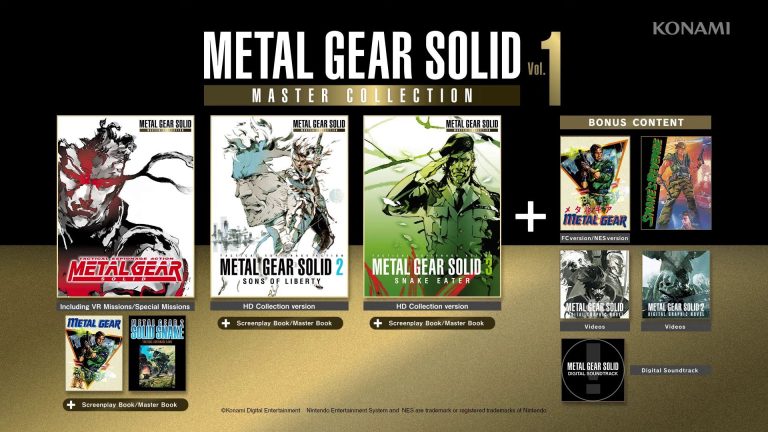  Metal Gear Solid: Master Collection Vol.  1 sera lancé le 24 octobre sur PS5, Xbox Series, Switch et PC    
