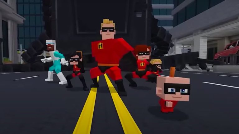 Minecraft devient super puissant dans le nouveau DLC Incredibles
