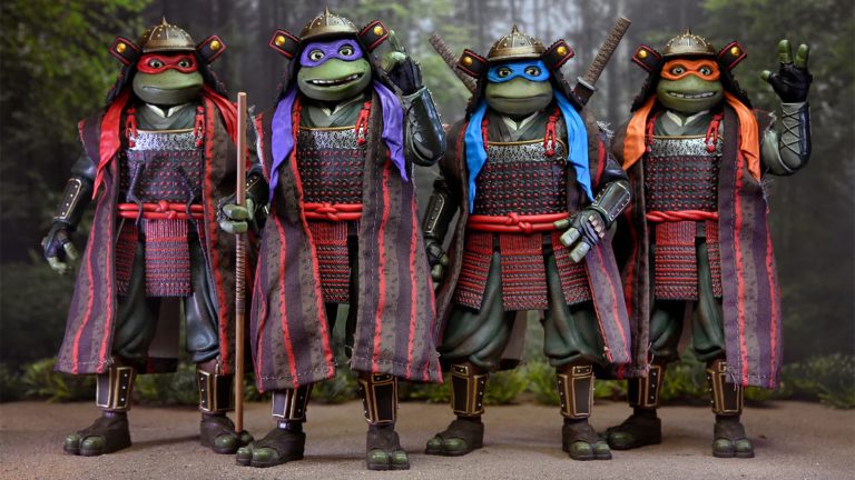 NECA libère le pack de figurines Teenage Mutant Ninja Turtles III et TMNT II Keno pour Comic-Con
