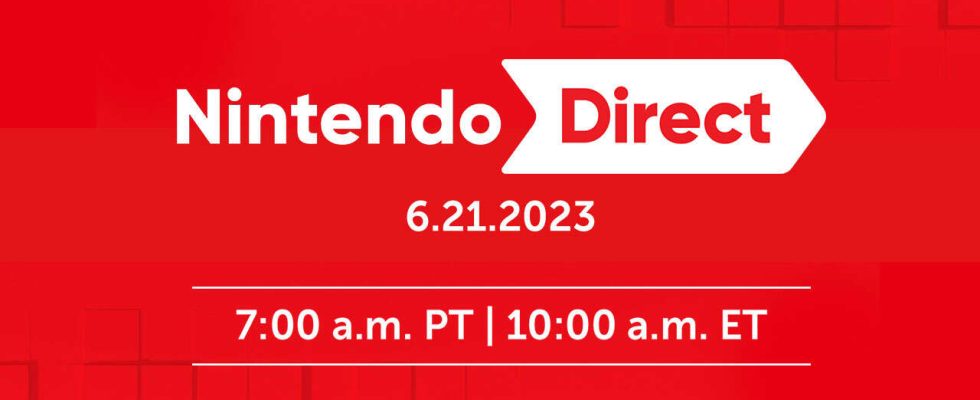 Nintendo Direct juin 2023 : heure de début et comment regarder