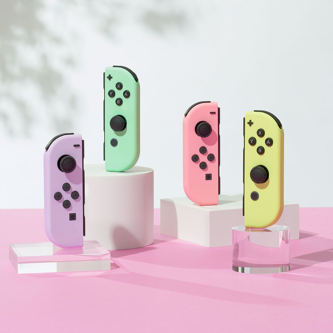 Nintendo a dévoilé de nouveaux ensembles de contrôleurs Joy-Con pastel
