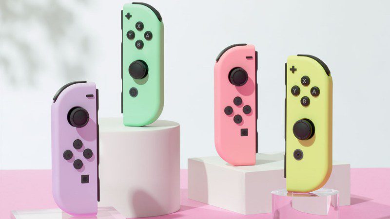 Nintendo dévoile 4 nouveaux contrôleurs Pastel Joy-Con Switch
