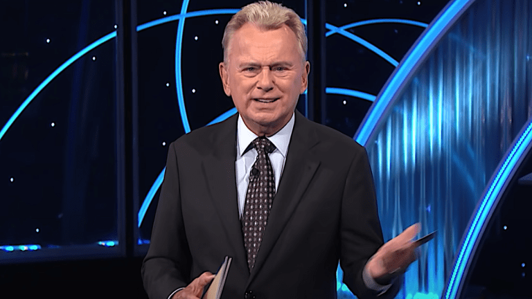 Pat Sajak hosts Wheel of Fortune.