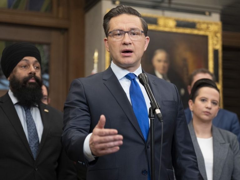 Poilievre menace de faire obstruction au projet de loi budgétaire si les libéraux ne répondent pas aux demandes