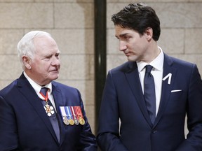 David Johnston et Justin Trudeau