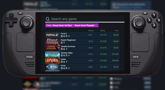 Steam Deck atteint les jeux compatibles 10k, mais il reste encore beaucoup à faire