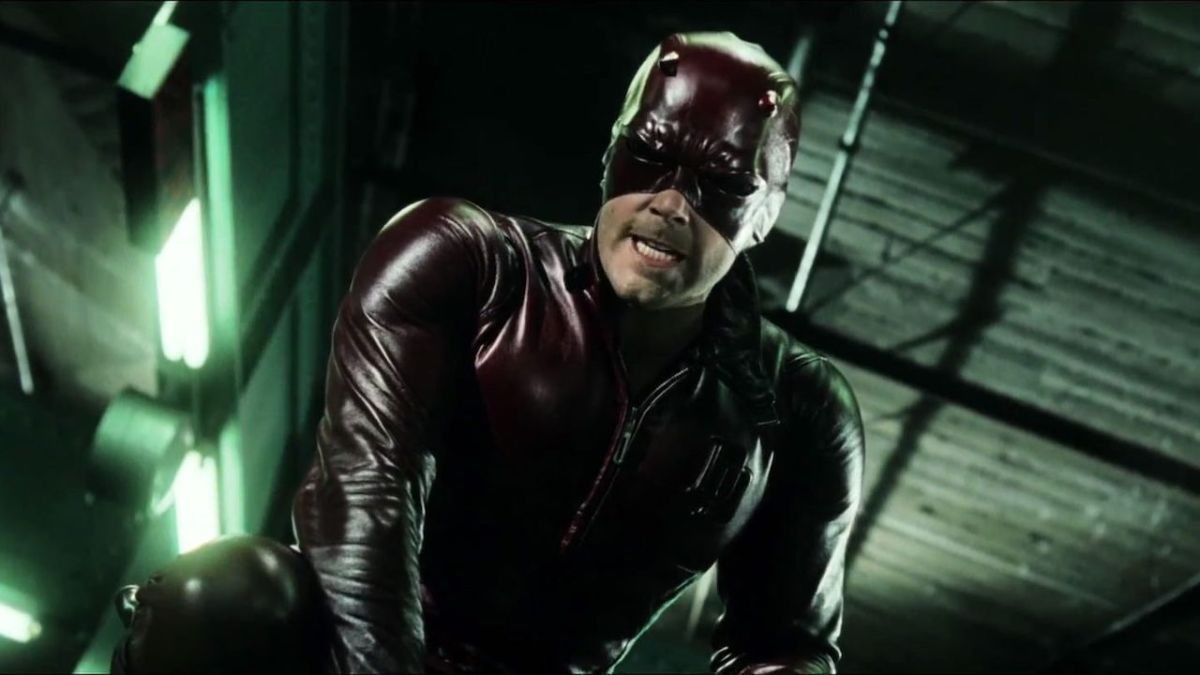 Ben Affleck as Daredevil in 2003 movie