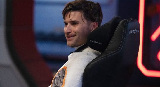 Tom Schwartz sitting in a chair on Stars On Mars